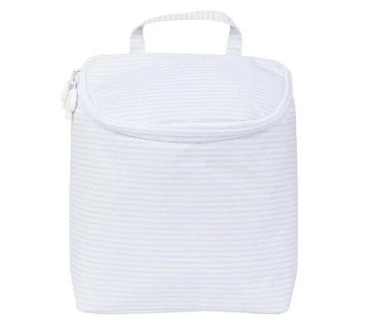 APPLE OF MY ISLA THE BOTTLE BAG LIGHT BLUE STRIPE