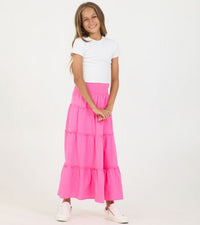 VINTAGE HAVANA HOT PINK MAXI SKIRT