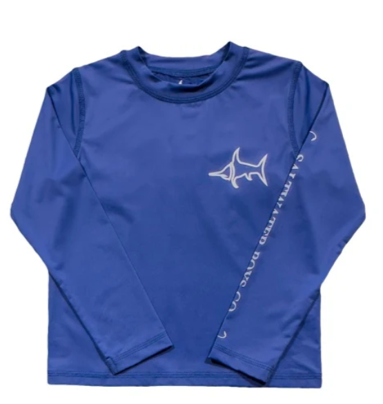 SALTWATER BOYS TYBEE RASHGUARD NAVY