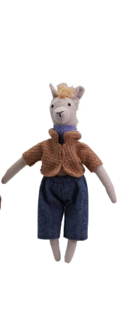 PLUSH LLAMA IN CLOTHES