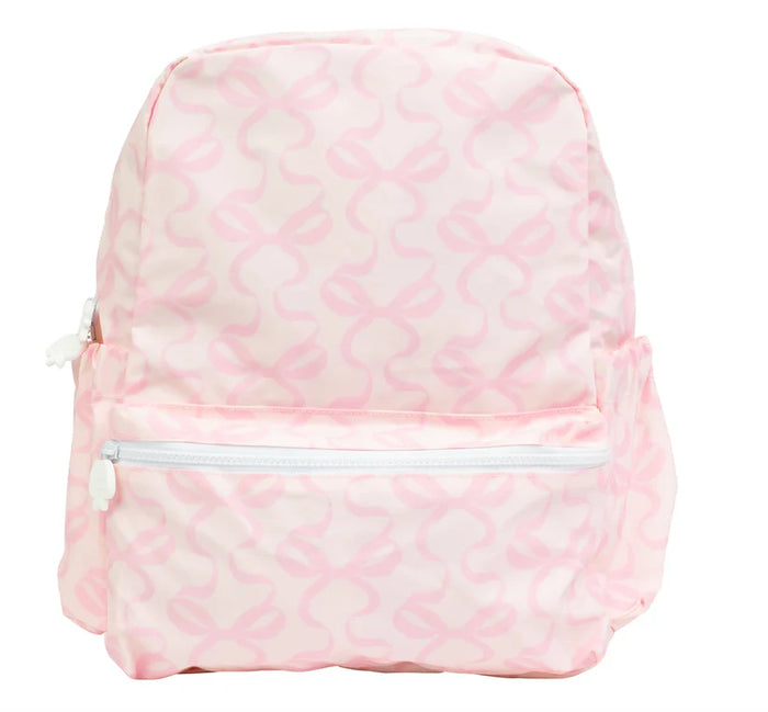 APPLE OF MY ISLA THE BACKPACK LARGE BOWS ON PINK