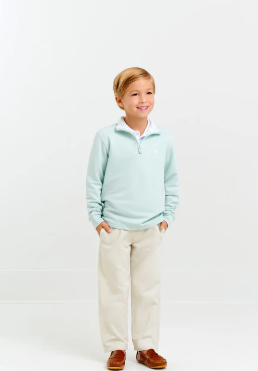 TBBC HAYWORD HALF-ZIP OLD GREENWHICH GREEN