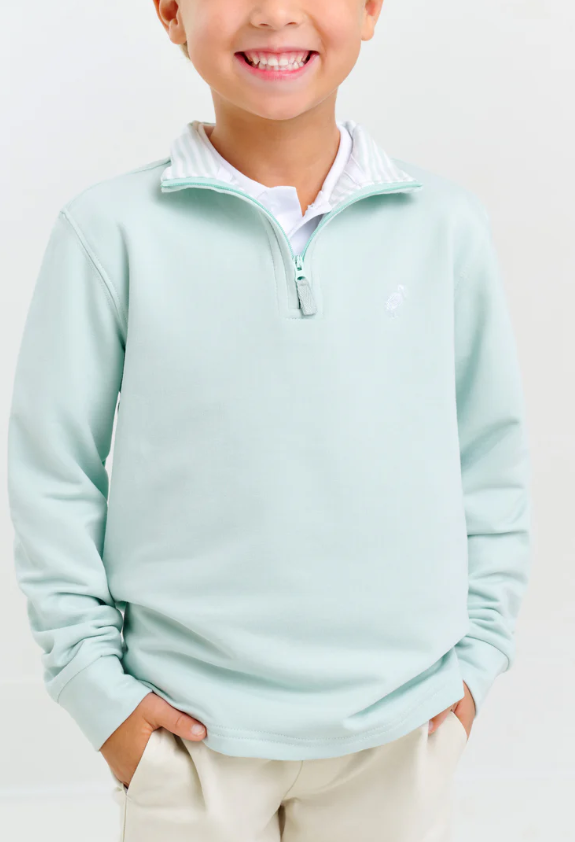 TBBC HAYWORD HALF-ZIP OLD GREENWHICH GREEN