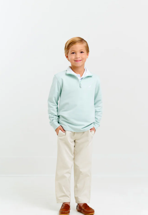 TBBC HAYWORD HALF-ZIP OLD GREENWHICH GREEN