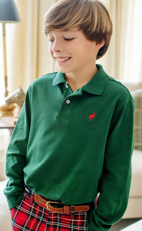 TBBC PRIM AND PROPER POLO GRIER GREEN