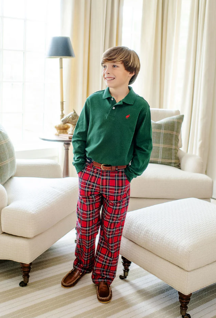 TBBC PRIM AND PROPER POLO GRIER GREEN
