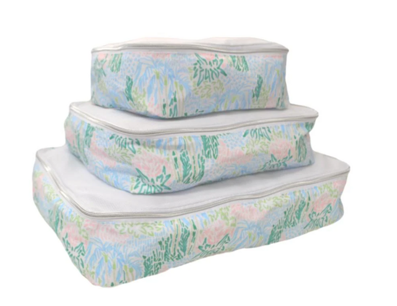 TRVL PACKING CUBES PALM ISLE