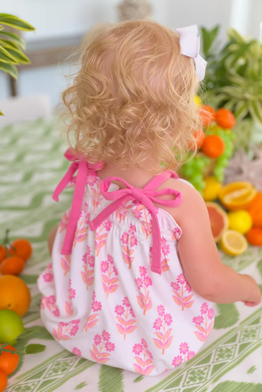 TBBC ROSEY ROMPER BRIDGETOWN HARBOUR HAND BLOCK