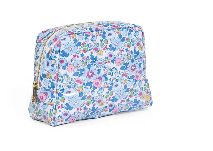 TRVL LUXE LUXE GLOSS WASH BAG MEDIUM BRIDGEHAMPTON FLORAL
