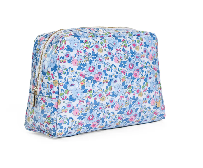 TRVL LUXE GLOSS WASH BAG LARGE BRIDGEHAMPTON FLORAL