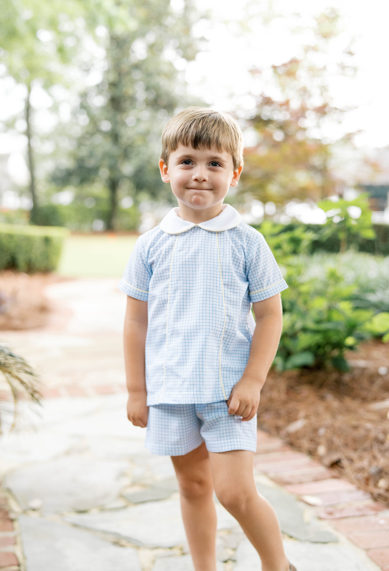 ADAM SHORT SET SKYLINE PLAID