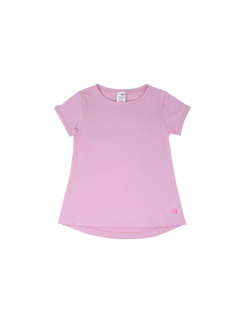 SET ATHLEISURE BRIDGET BASIC T-COTTON CANDY PINK