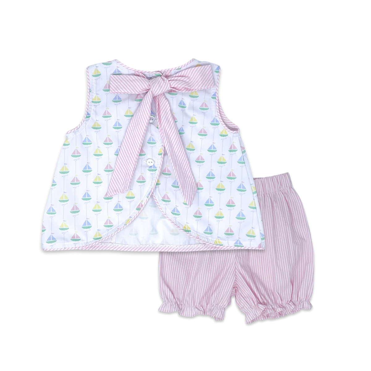 LULLABY SET CHANNING BLOOMER SET SEASIDE SAILBOAT