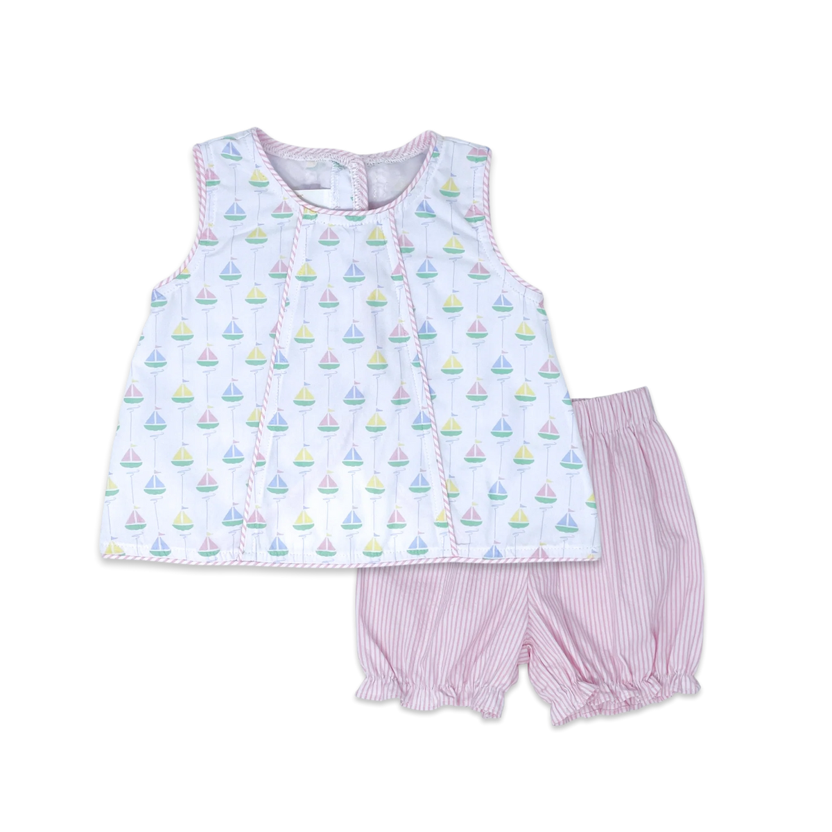 LULLABY SET CHANNING BLOOMER SET SEASIDE SAILBOAT