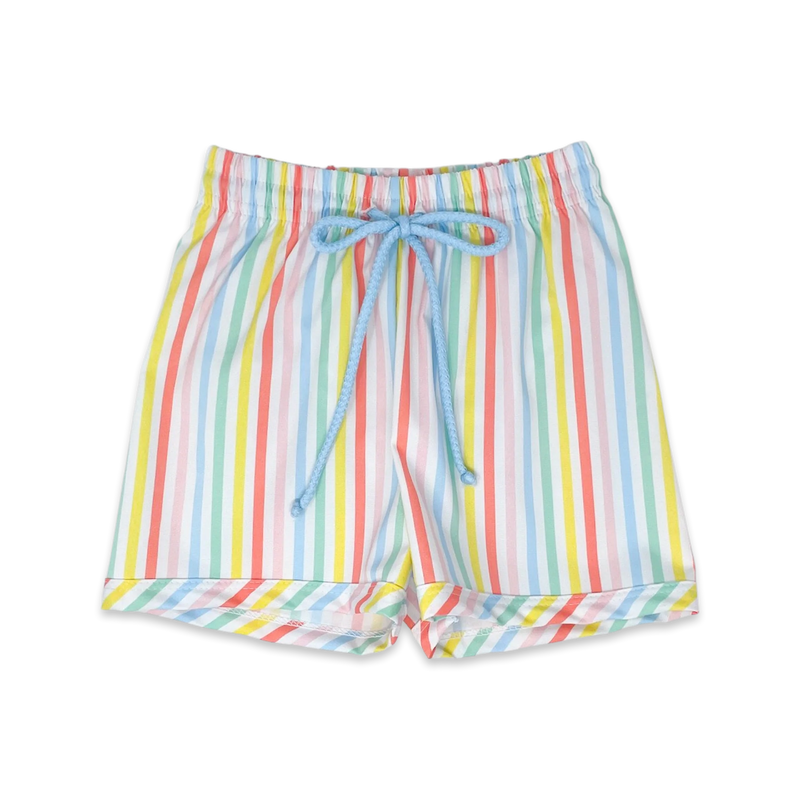 LULLABY SET BARNES BATHING SUIT RAINBOW STRIPE