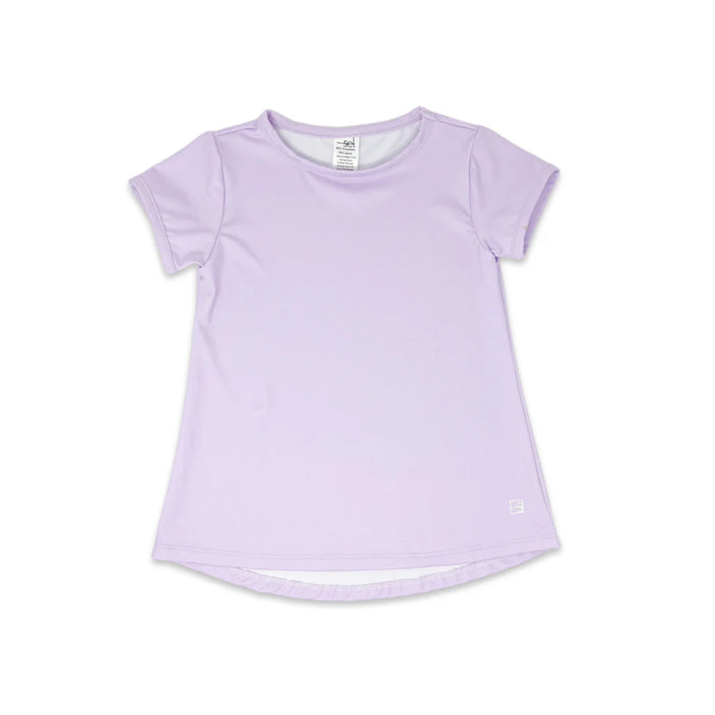 SET ATHLEISURE BRIDGET BASIC T PETAL PURPLE