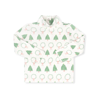 LULLABY SET OH CHRISTMAS TREE PINK TINY TOT TURTLENECK