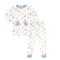 LULLABY SET SWEET PEA PJ SET PEEK A BOO PARK BLUE