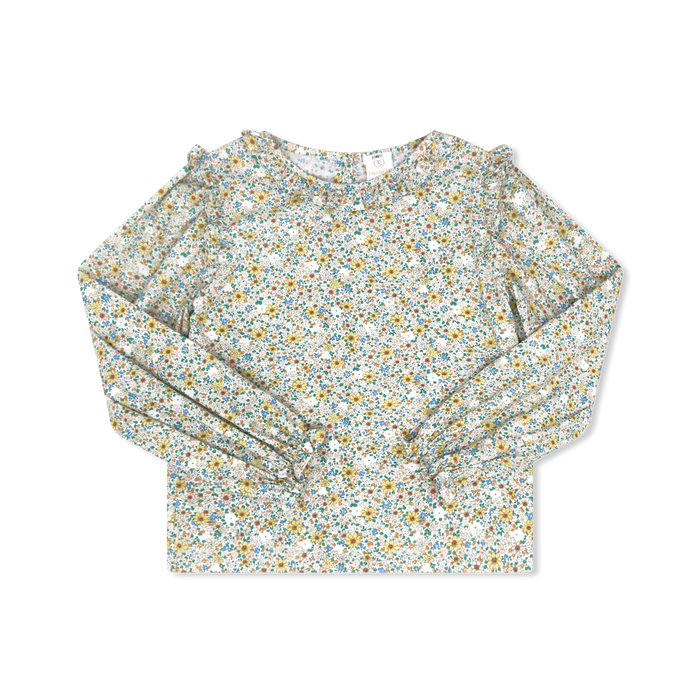 SET PROPER EVELYN BLOUSE LONG SLEEVE TUPELO FLORAL