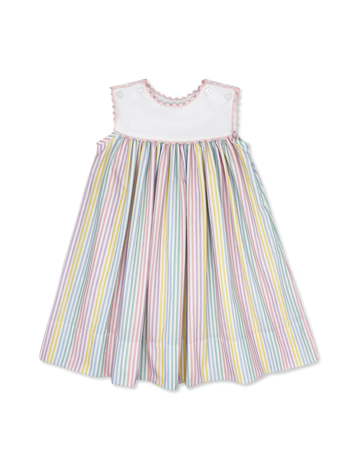 LULLABY SET CHARMING DRESS PETUNIA PINSTRIPE