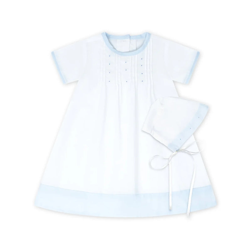 LULLABY SET 1956 DAYGOWN SET BLESSINGS WHITE,BLUE