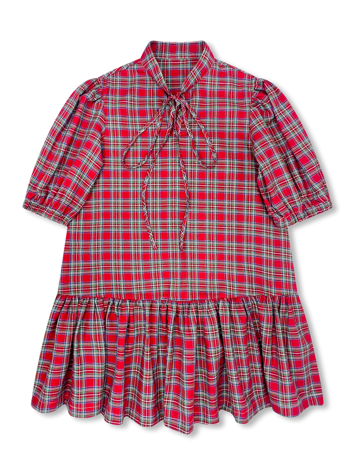 SET PROPER SOPHIA DRESS HAWTHORN PLAID