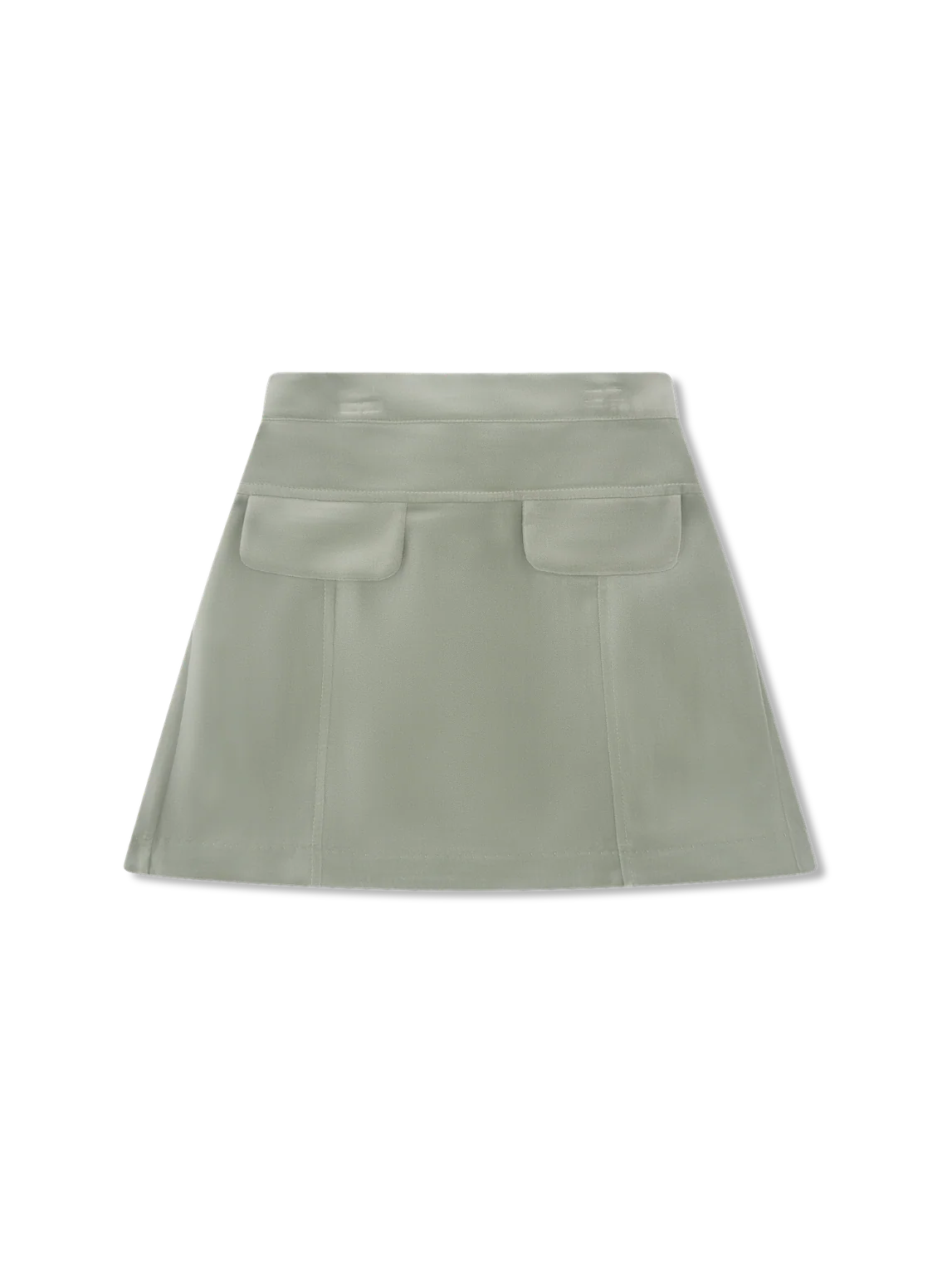 SET PROPER CLAIRE SKIRT LEYLAND GREEN VELVET