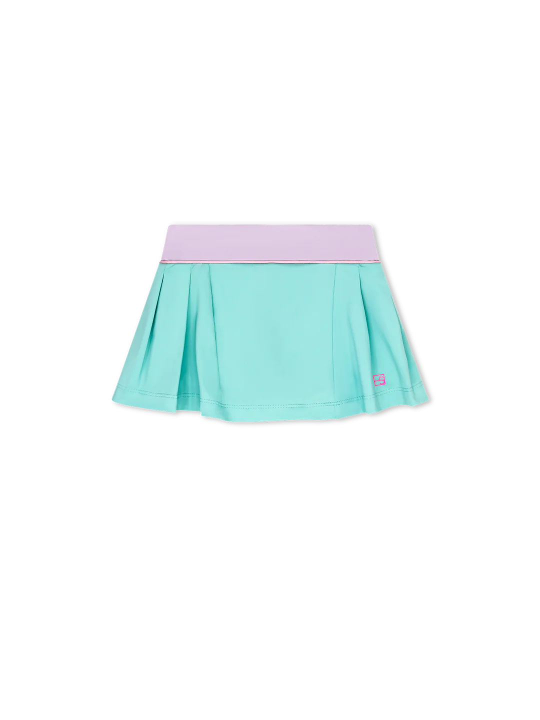 SET ATHLEISURE SARAH SKORT TOTALLY TURQUOISE PETAL PURPLE  COTTON CANDY PINK