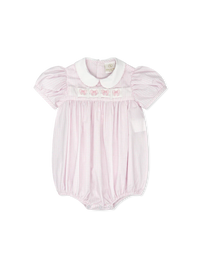 RUTH RIBBON BUBBLE CLASSIC PINK WINDOWPANE