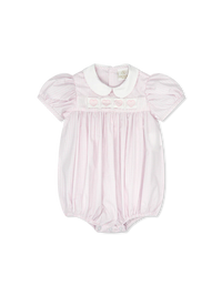 RUTH RIBBON BUBBLE CLASSIC PINK WINDOWPANE