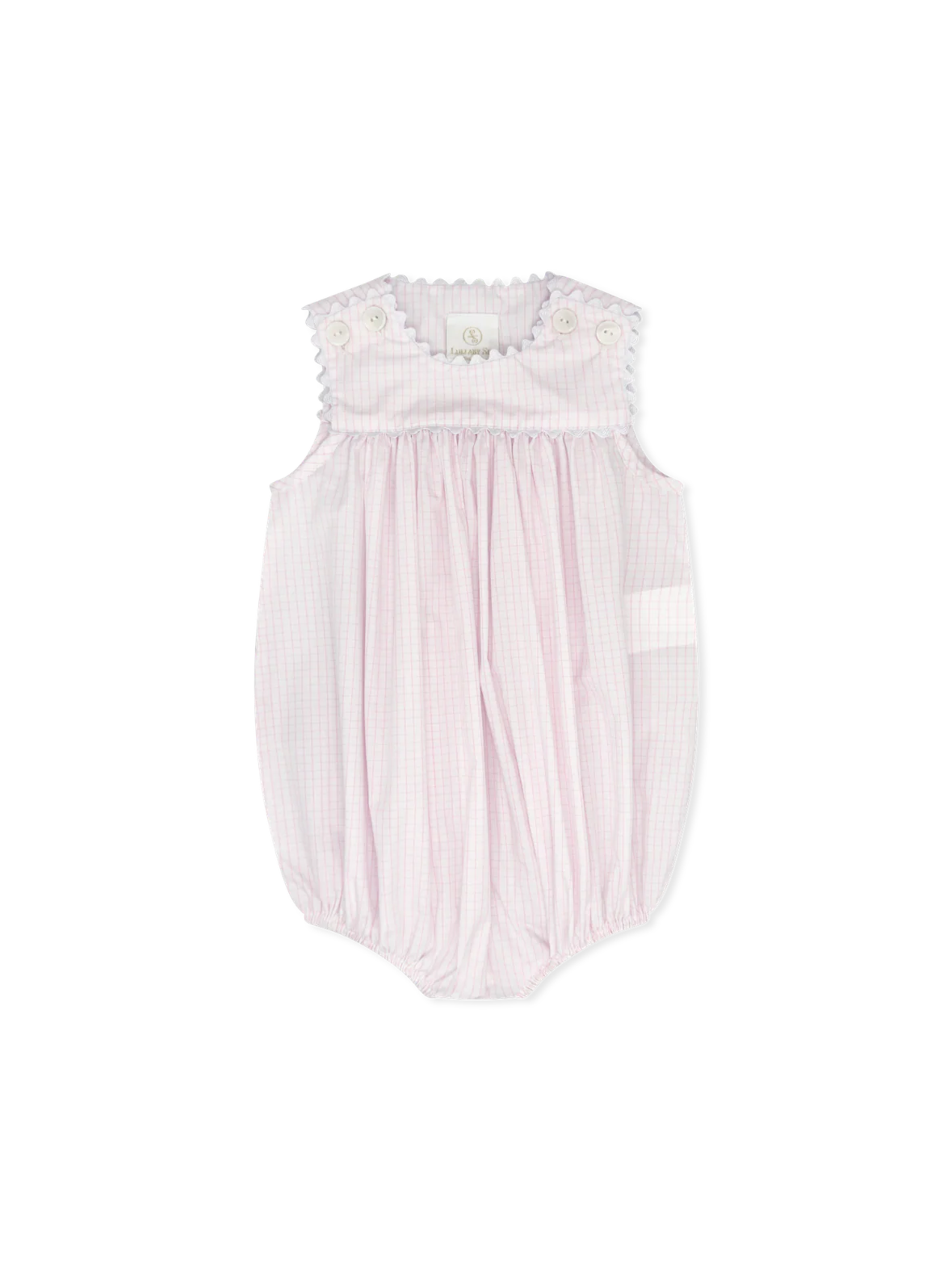 CHARMING BUBBLE CLASSIC PINK WINDOWPANE