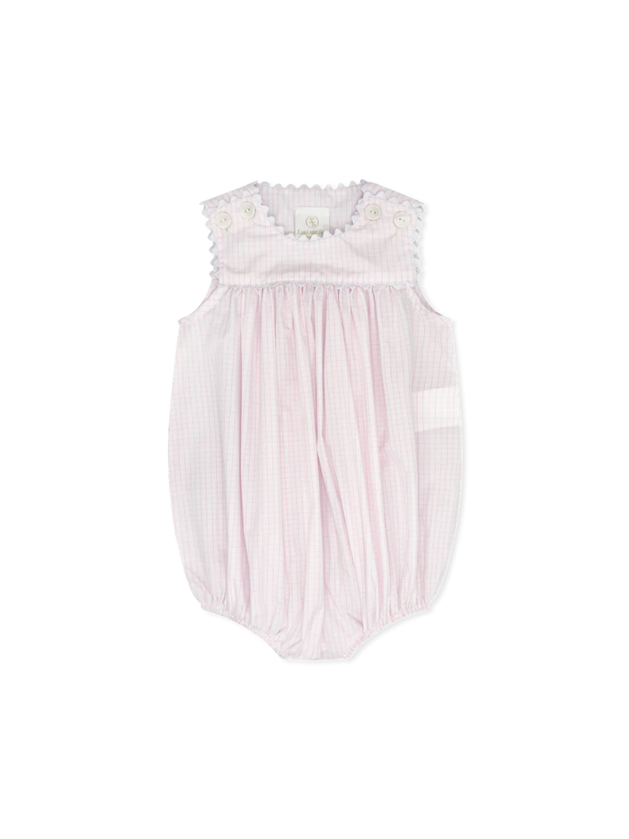 CHARMING BUBBLE CLASSIC PINK WINDOWPANE