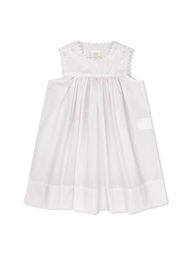 CHARMING DRESS CLASSIC PINK WINDOWPANE