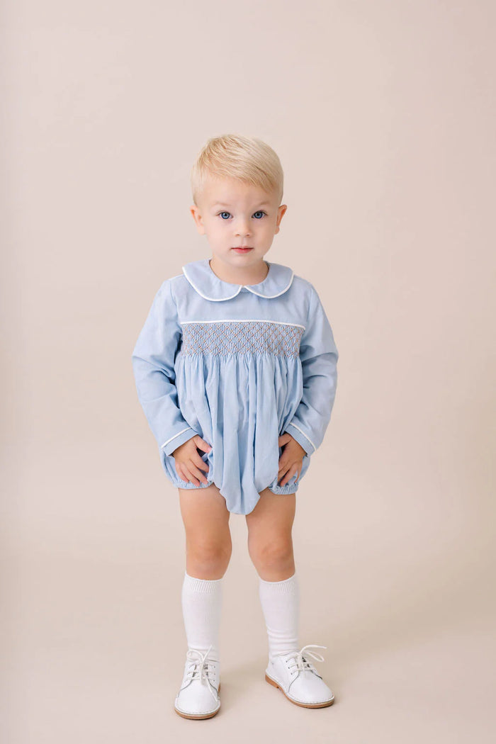 LULLABY SET WINDSOR BUBBLE LONG SLEEVE PRINCETON BLUE CURDUROY ALEXANDRIA KHAKI CORDUROY