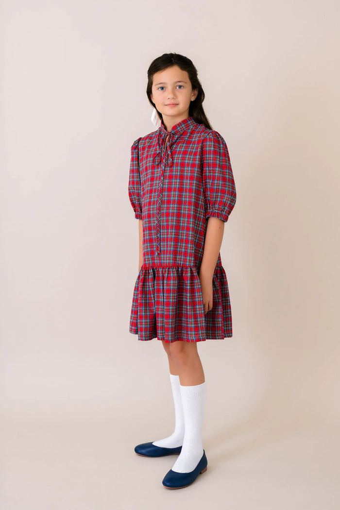 SET PROPER SOPHIA DRESS HAWTHORN PLAID
