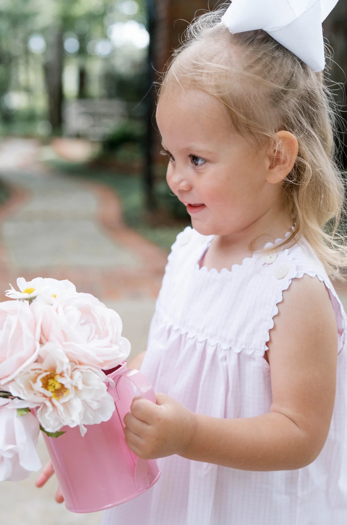 CHARMING DRESS CLASSIC PINK WINDOWPANE