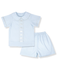NATE SHORT SET BLESSINGS BLUE BATISTE