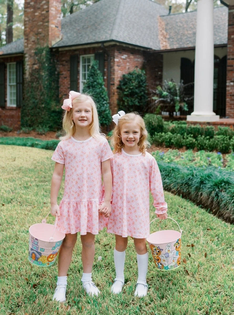 Lullaby Set Dani Dropwaist Dress Candy Corn Kisses