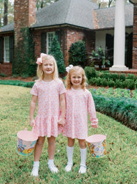 Lullaby Set Dani Dropwaist Dress Candy Corn Kisses