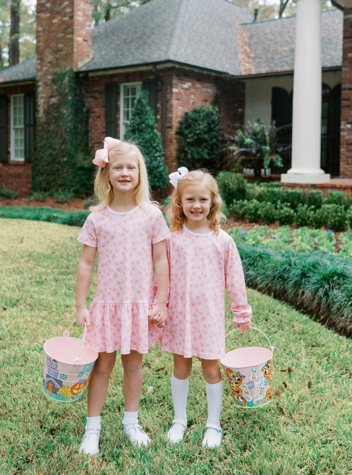 Lullaby Set Dani Dropwaist Dress Candy Corn Kisses