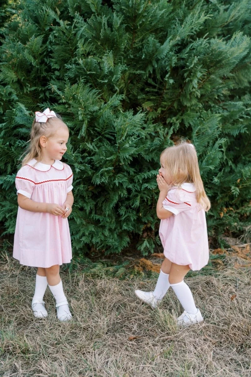 Lullaby Set Kendall Dress Classic Pink Minigingham