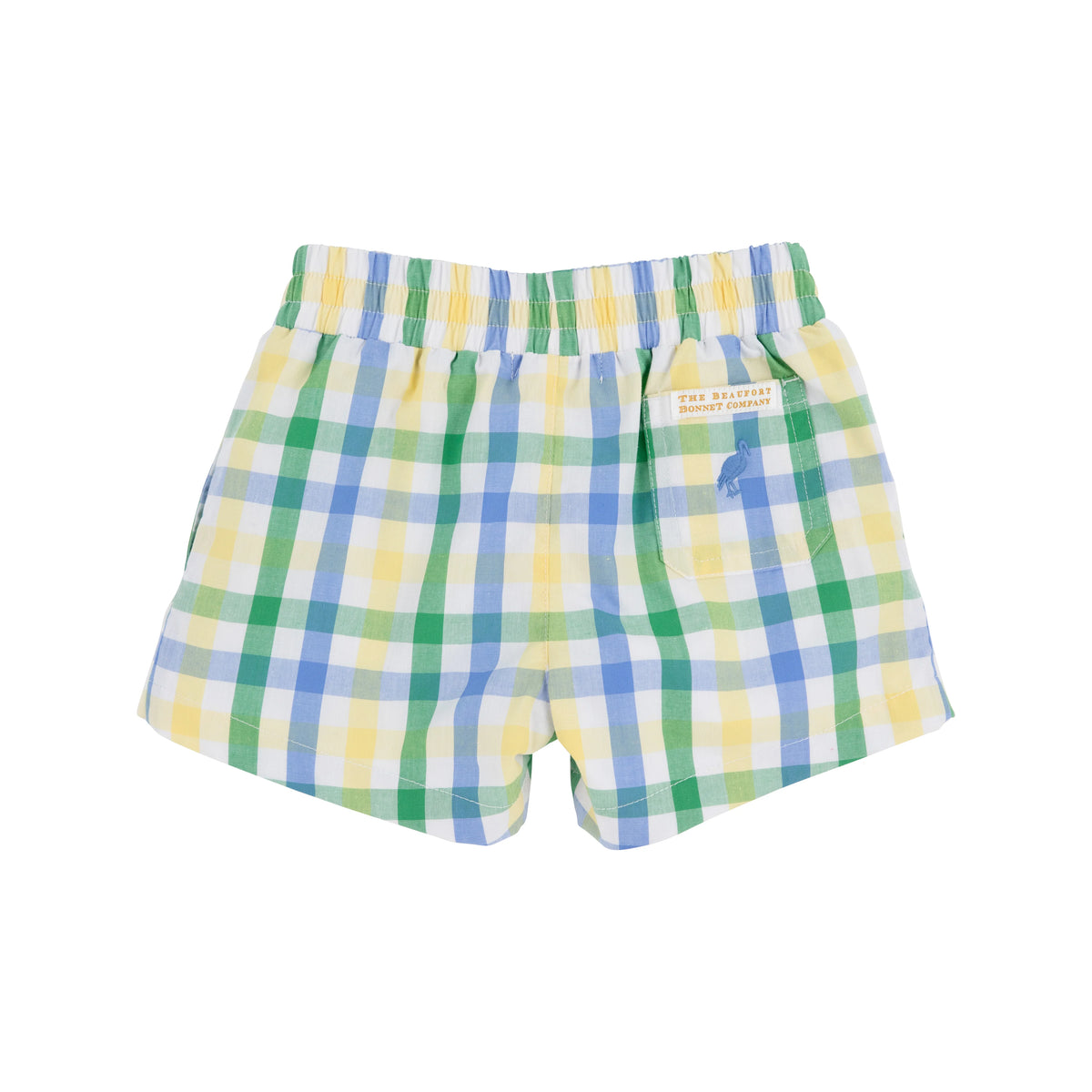 TBBC SHEFFIELD SHORTS POLO FIELD PLAID WITH BARBADOS BLUE STORK