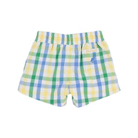 TBBC SHEFFIELD SHORTS POLO FIELD PLAID WITH BARBADOS BLUE STORK