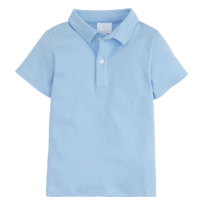 SHORT SLEEVE POLO LIGHT BLUE