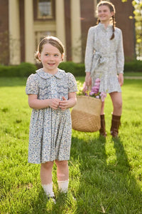 Little English Smocked Bridget Dress Wisteria Floral