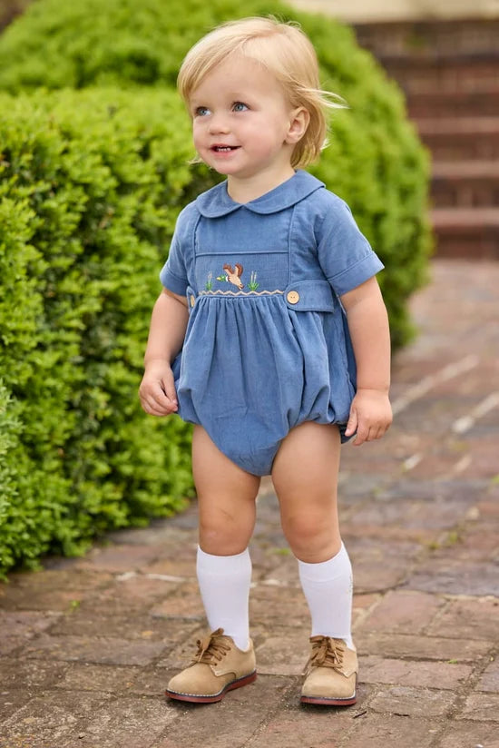 Little English Smocked Daniel Bubble Flying Mallard