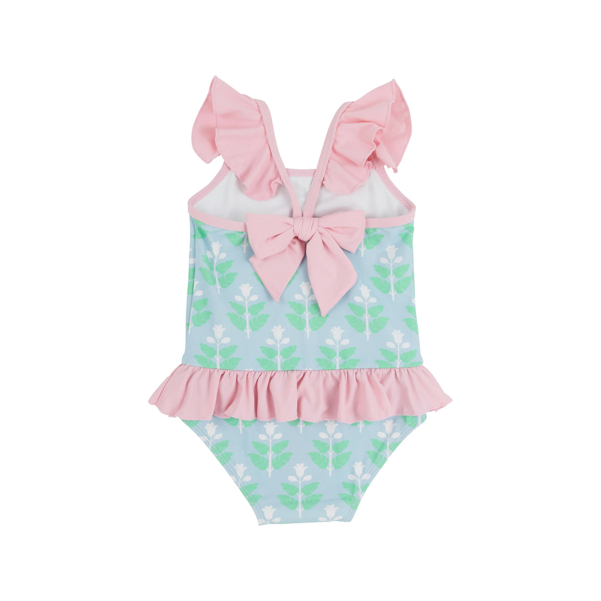 TBBC ST LUCIA SWIMSUIT HANOVER HAND BLOCK/PALM BEACH PINK
