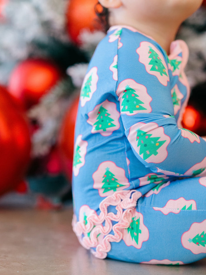 Poppy Kids Starry Tree Ruffle Romper