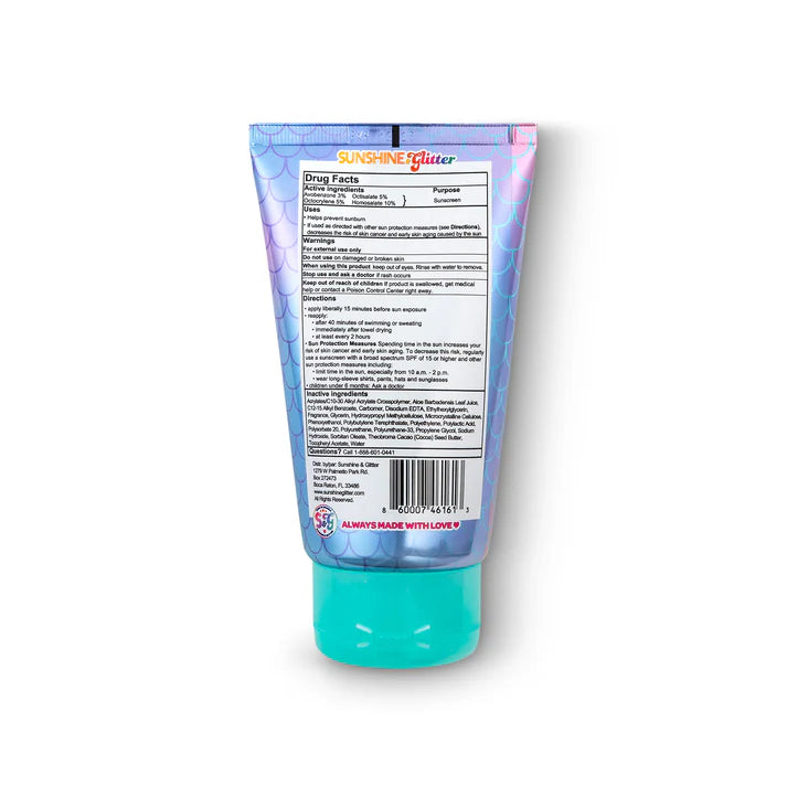 SUNSHINE & GLITTER SEA STAR SPARKLE SPF 50 MERMAID SUNSCREEN