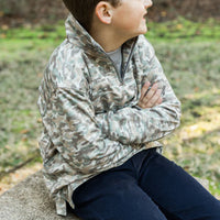 PERFORMANCE HALF ZIP CAMO